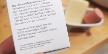 INCI producto cosmética ecológica