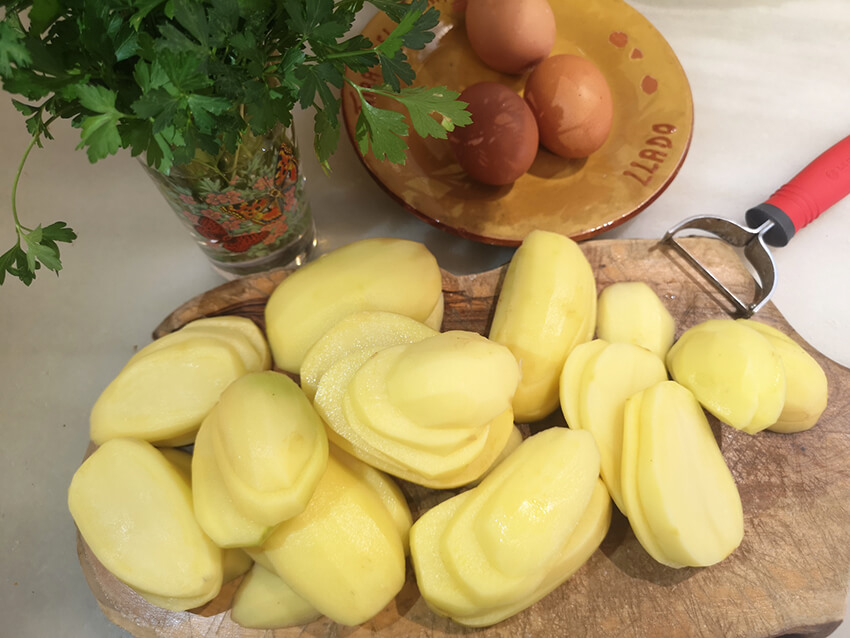 Ingredientes de Patatas a la Importancia