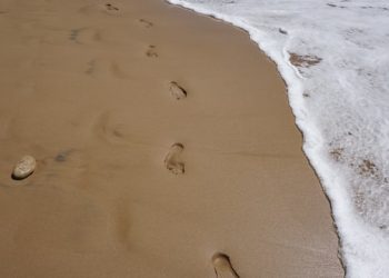 Pisadas en la arena