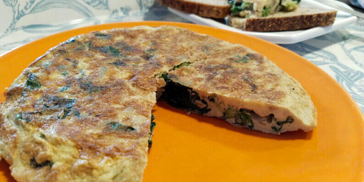 Tortilla de lechuga