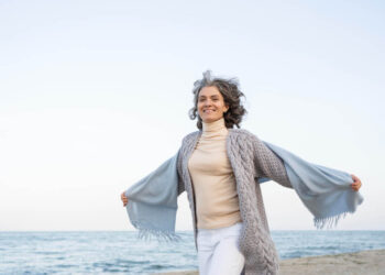 Mujer con la menopausia