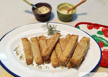 Fingers de tofu veganos