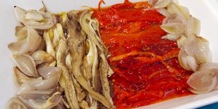 Escalivada de verduras