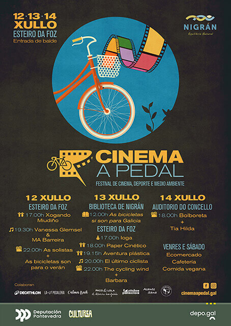 Cartel de Cinema a Pedal 2024