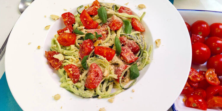 espaguetis de calabacín