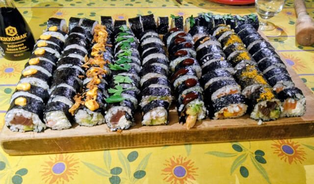 Como hacer sushi en casa